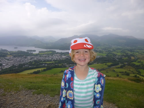 Latrigg Fell, a family friendly walk from the door